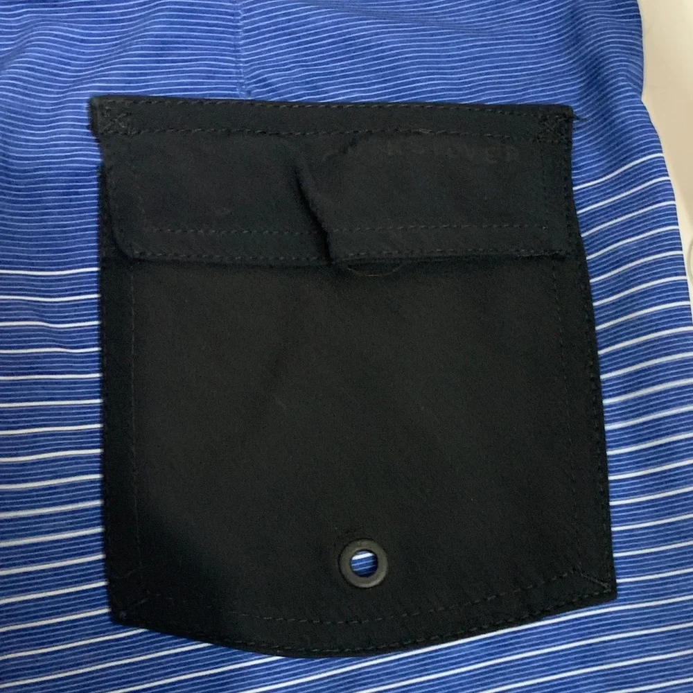 Quiksilver Kids‎ Blue and Black Swim Trunks